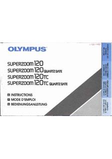 Olympus Superzoom 120 manual. Camera Instructions.